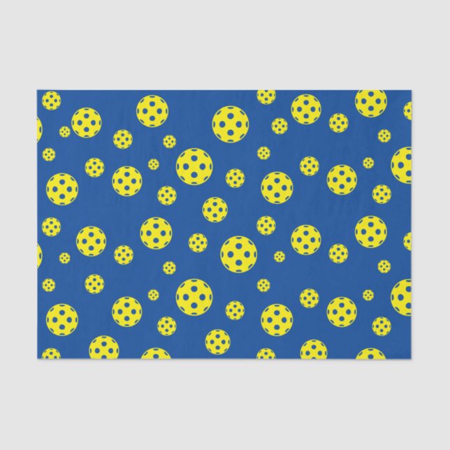 Pickleball pattern tissue paper filler for gifts (Front)