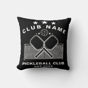 Pickleball Personalised Club Name Cushion