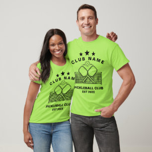 Pickleball Personalised Club Name T-Shirt
