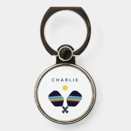 Pickleball Personalised Name Custom Gift Phone Ring Stand