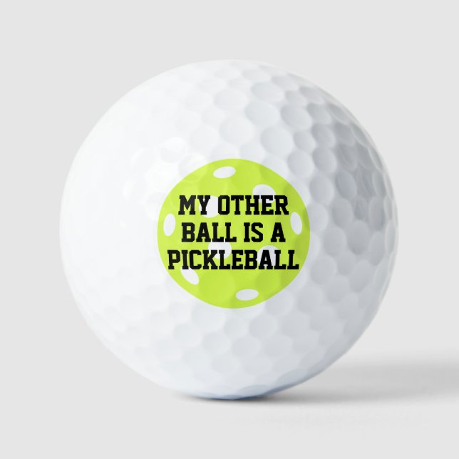 Pickleball Personalised Name Golf Balls (Front)