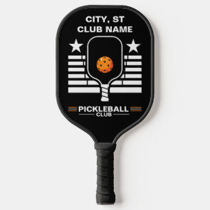 Pickleball Personalised Name Pickleball Club Paddle
