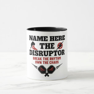 Pickleball Personalised Name The Disruptor Mug