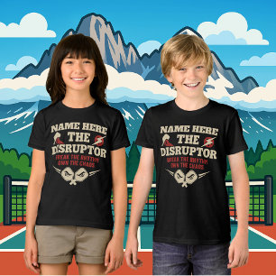 Pickleball Personalised Name The Disruptor Tri-Blend Shirt