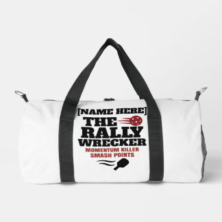 Pickleball Personalised Name The Rally Wrecker Duffle Bag