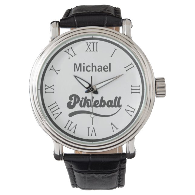 Pickleball Personalised Name Watch (Front)