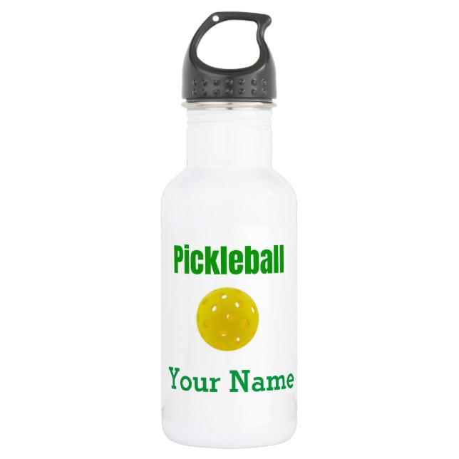 Pickleball Personalised Water Bottle (Front)