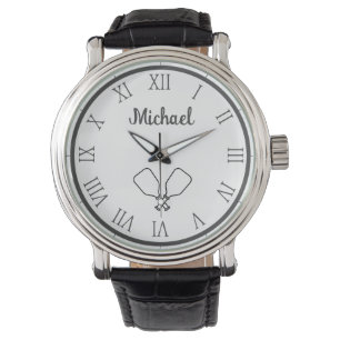 Pickleball Personalized Name Watch
