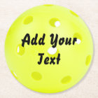 Pickleball Pickle Ball Yellow Customise Personaliz