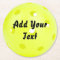 Pickleball Pickle Ball Yellow Customise Personaliz
