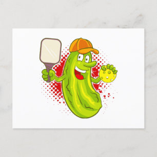 Pickleball Pickle Player  Postcard