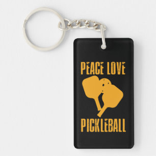 Pickleball Pickleball Player Gift Key Ring