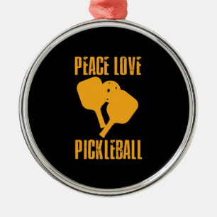 Pickleball Pickleball Player Gift Metal Tree Decoration