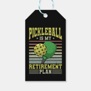 Pickleball - Pickleball Retirement  Gift Tags