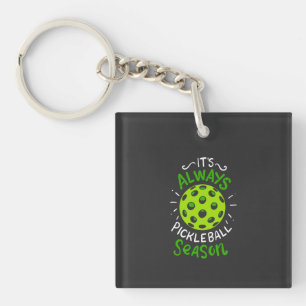 Pickleball - Pickleball Season Key Ring