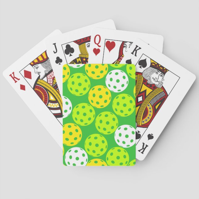 Pickleball Pickleballs | Playing Cards (Back)