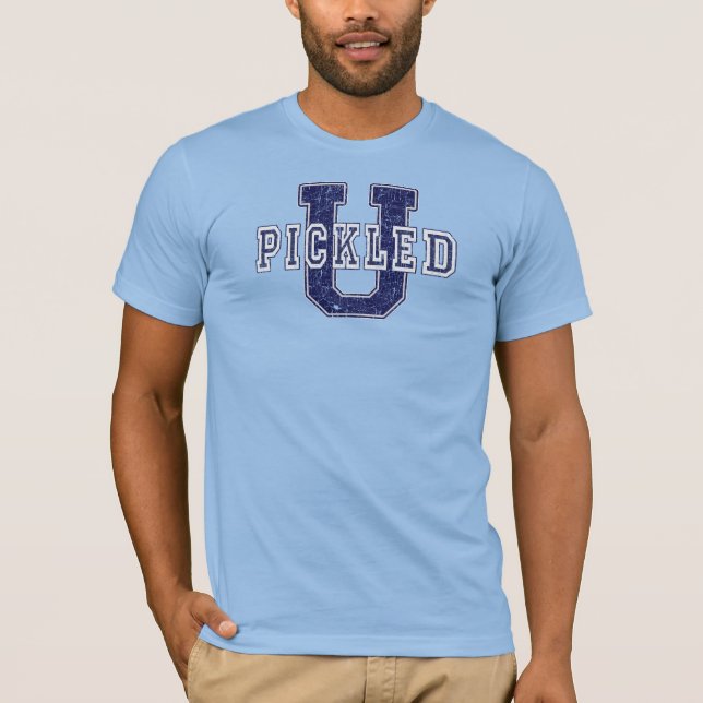 Pickleball "Pickled U" Men's Tee Shirt (Front)
