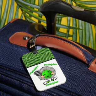 Pickleball Picklejuice Halloween Movie Inspired  Luggage Tag