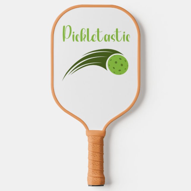 Pickleball Pickletastic elegant pun Paddle (Front)
