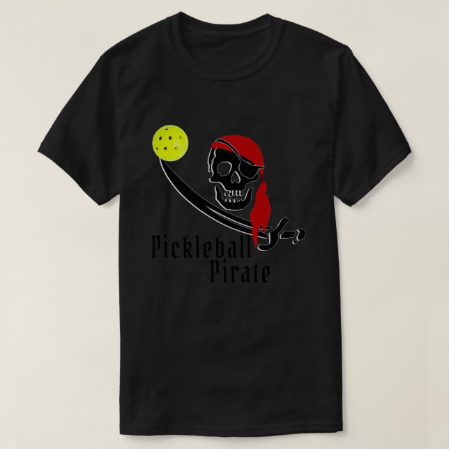 Pickleball Pirate Classic T-Shirt (Design Front)