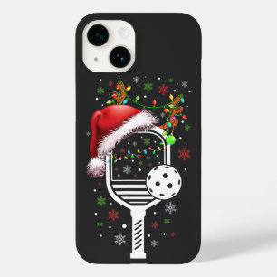 Pickleball Player Christmas Holiday Reindeer Xmas Case-Mate iPhone 14 Case