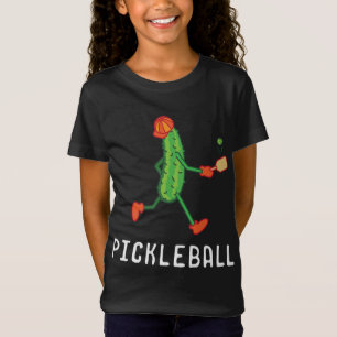 Pickleball Player Coach Vegan Pickle Fruit Sport L T-Shirt