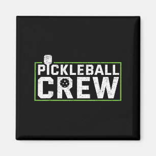 Pickleball player funny pickle ball pickleball cre magnet