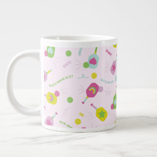 Pickleball Player Gift for Her Pink Speciality Mug
