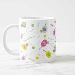 Pickleball Player Gift for Her Pink Speciality Mug