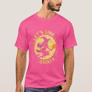Pickleball Player Let's Dink Ghouls Halloween Cost T-Shirt