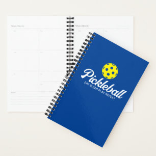 Pickleball player match schedule spiral planner