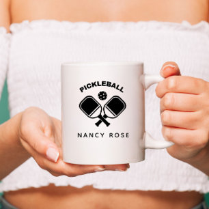 Pickleball Player Personalised Name Coffee Mug