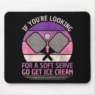 Pickleball player pickle ball lovers women funny mouse mat