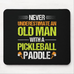 Pickleball Player Quote Funny Pickleball Lover Gra Mouse Mat