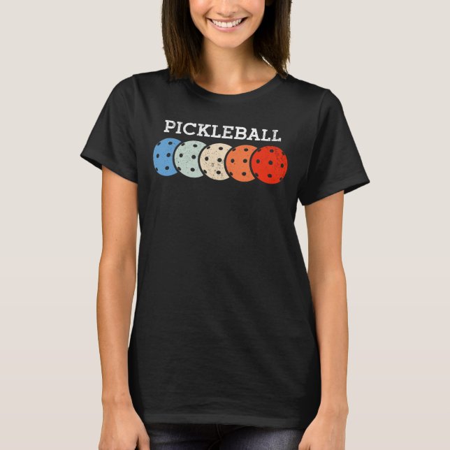 Pickleball Player Sports Lover T-Shirt (Front)