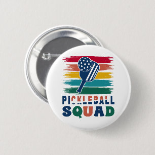 Pickleball Players Gift Idea 6 Cm Round Badge