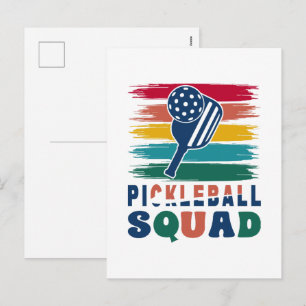 Pickleball Players Gift Idea Holiday Postcard