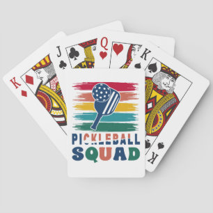 Pickleball Players Gift Idea Playing Cards