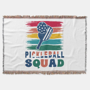 Pickleball Players Gift Idea Throw Blanket