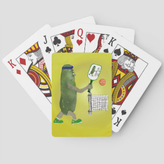 Pickleball Players Playing Cards
