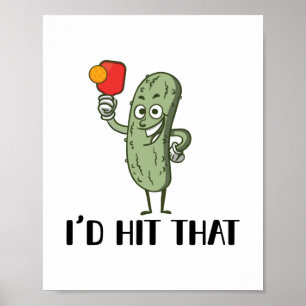 Pickleball Players   Sport Paddleball Gifts Poster
