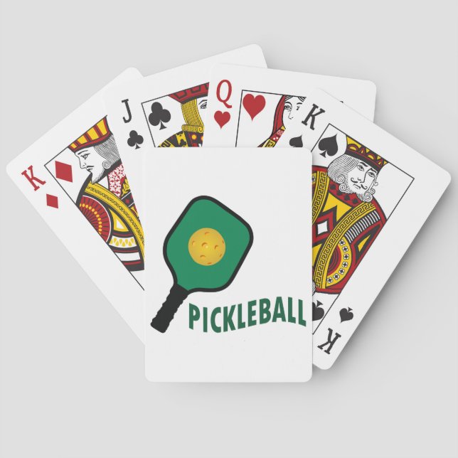 Pickleball Playing Cards (Back)