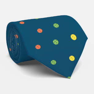 Pickleball Polka Dot Tie