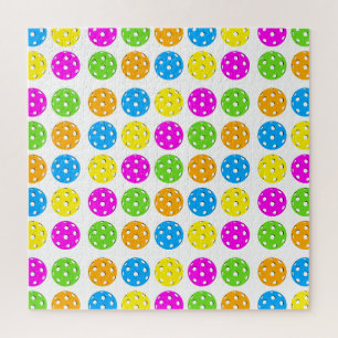 Pickleball Polkadots Jigsaw Puzzle