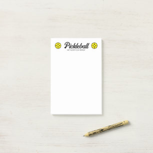Pickleball Post-it® Notes block with logo