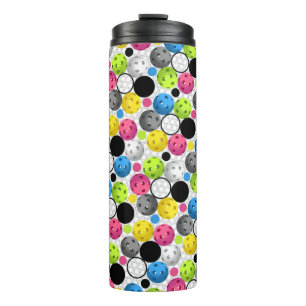 Pickleball Print Thermal Tumbler