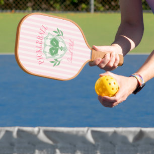 Pickleball Queen Custom Name Monogram Pickleball Paddle