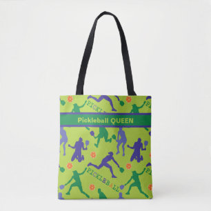 💚🎾 Pickleball Queen - custom text Tote Bag