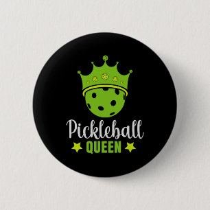 Pickleball Queen Funny Pickle Ball Queen  6 Cm Round Badge