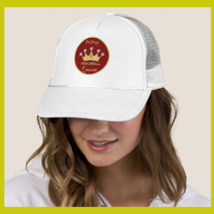 Pickleball Queen Glam Glitz Monogram Name Gold    Trucker Hat